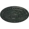 Ekena Millwork Foster Ceiling Medallion (Fits Canopies up to 5 5/8"), 19 1/8"OD x 1"P, Painted Turtle Crackle CM19FOPTC - alternate 3